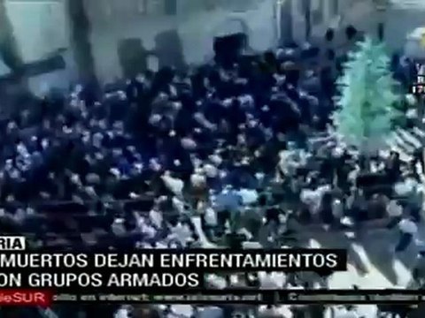 Siria: militares muertos por infiltrados en manifestación