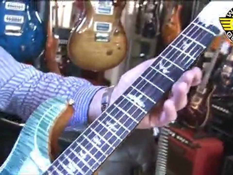 Cool new PRS at World Guitars - PRS Custom 24 in Blue Fade, 25th Anniversary limited edition