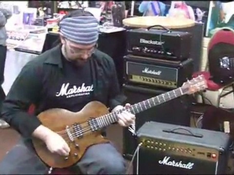 Chappers unveils the Chapman Guitars ML2 Prototype 2 at the Bristol Guitar Show /