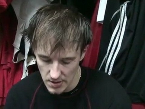 Олег Губин после игры с к.Динамо 17.10.11.