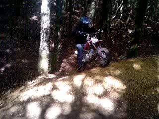 une sortie en dirt bike