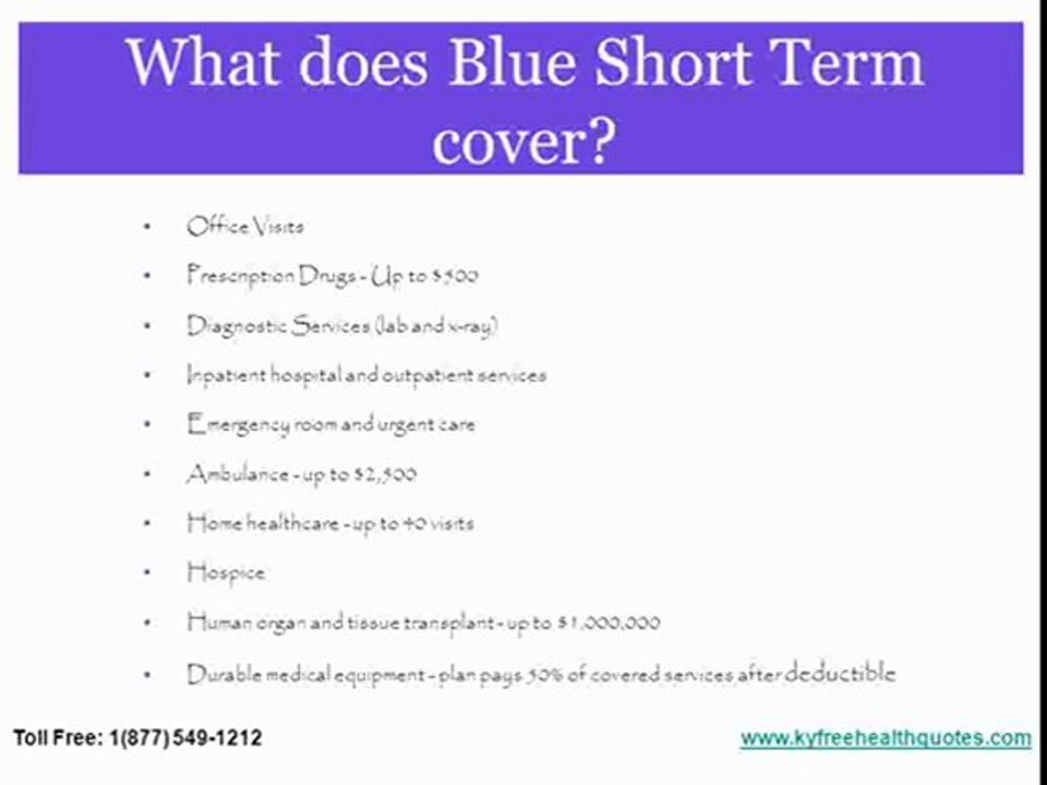 Anthem Blue Short Term Health Insurance in Kentucky