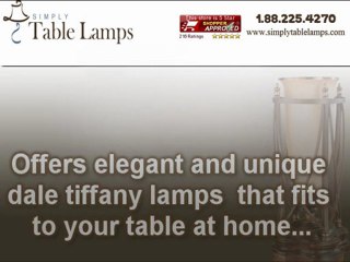 Unique Dale Tiffany Lamps