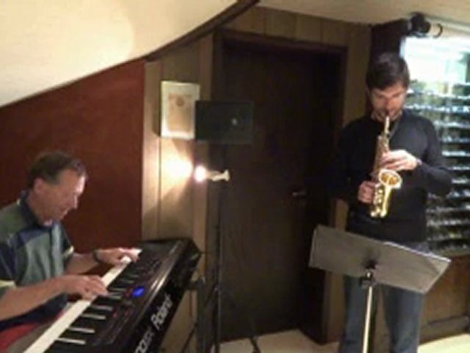 Tchaikovsky lac des cygnes/ duo sax soprano piano électrique/ père et fils