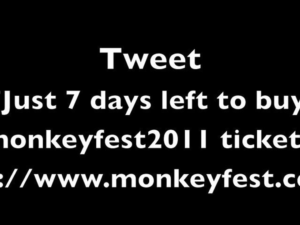 Win MonkeyFest Tickets