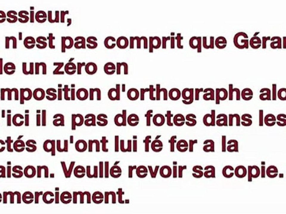 Meilleurs mots d'excuses de parents