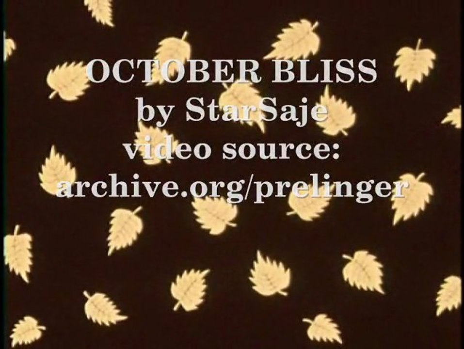 October Bliss - a jazz-rock music video