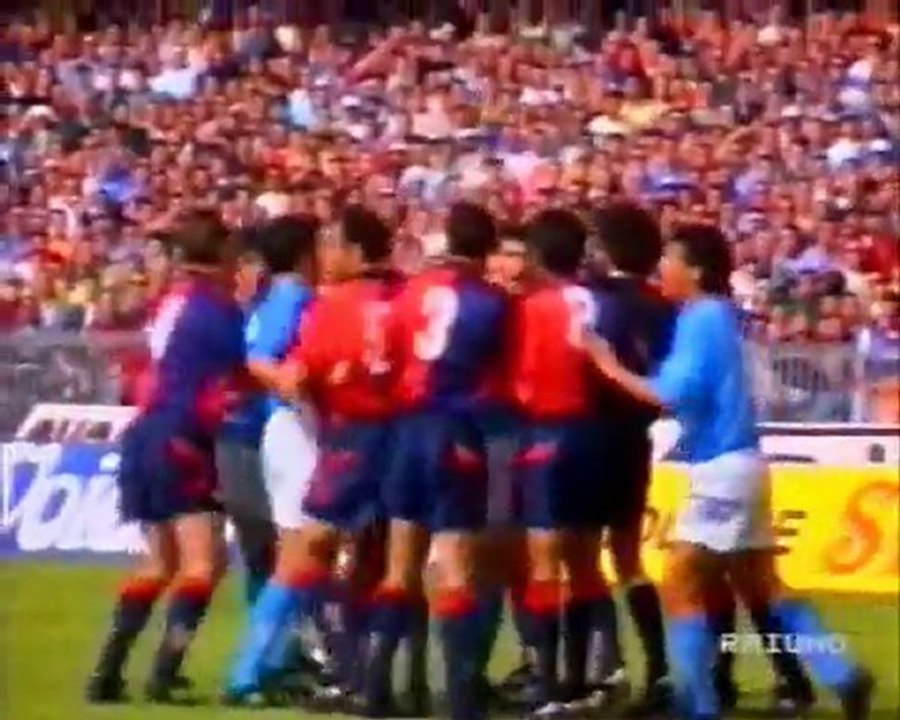 29 - Napoli - Cagliari 1-0 - Serie A 1992-93 - 25.04.93