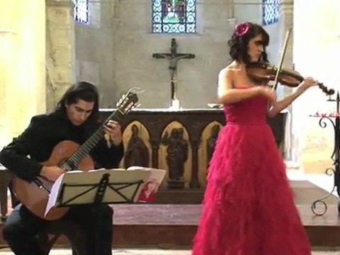 Bordel 1900, extrait de l'Histoire du Tango d'Astor Piazzolla, violon et guitare.