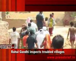 Rahul Gandhi inspects troubled villages Part-2