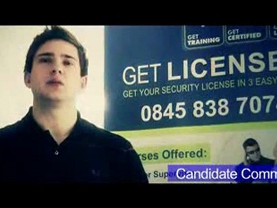 SIA LICENCE TRAINING