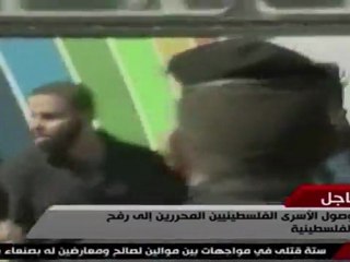 Palestinos liberados llegan a Gaza