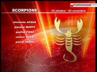 18.10.11 Segno per segno, l'oroscopo di Antenna Sud