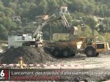 Travaux d'abaissement des seuils du Var - Colomars