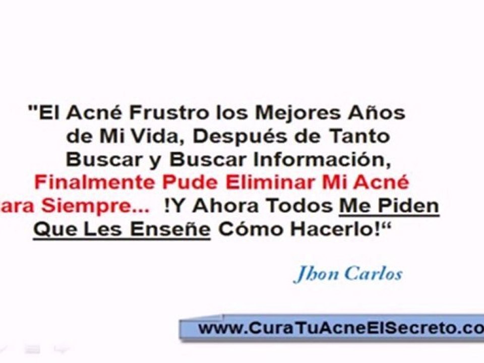 Como Eliminar el Acne Naturalmente