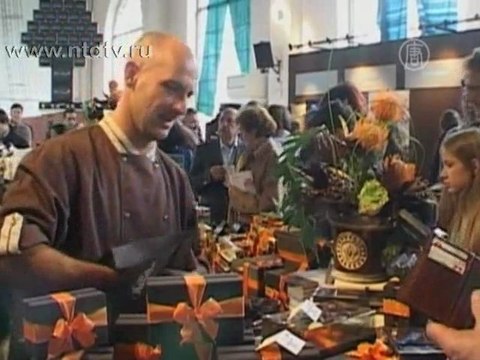 Шоколадное искусство представили в Женеве