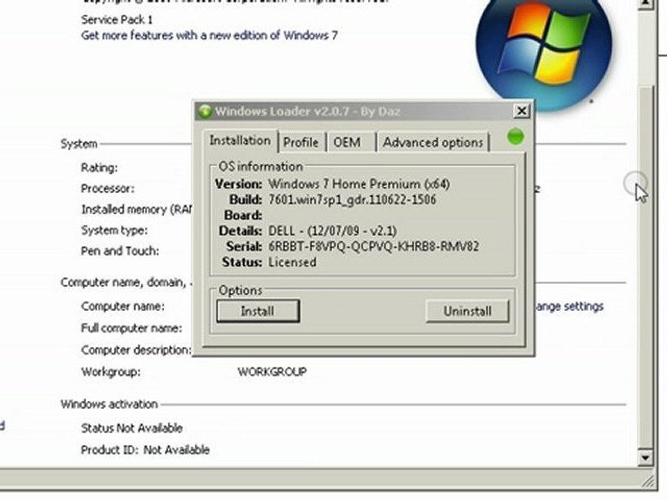Windows 7 Loader v2.0.7 How to Activate Windows for Free