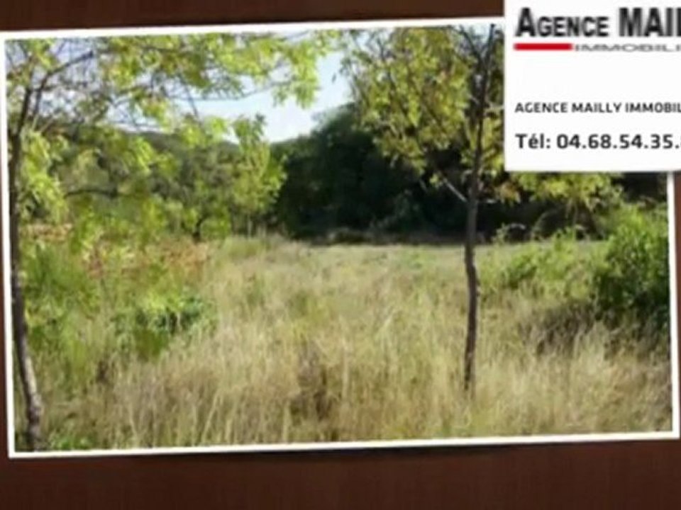 Vente - terrain - MAUREILLAS (66480)  - 1 137m²