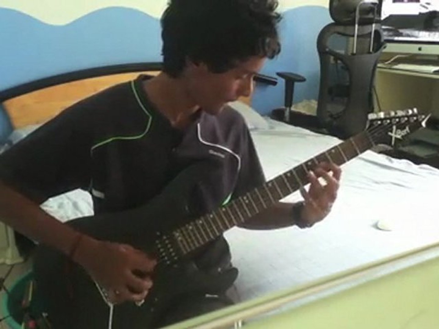 Wrathchild Iron Maiden Rhythm Guitar Cover - 