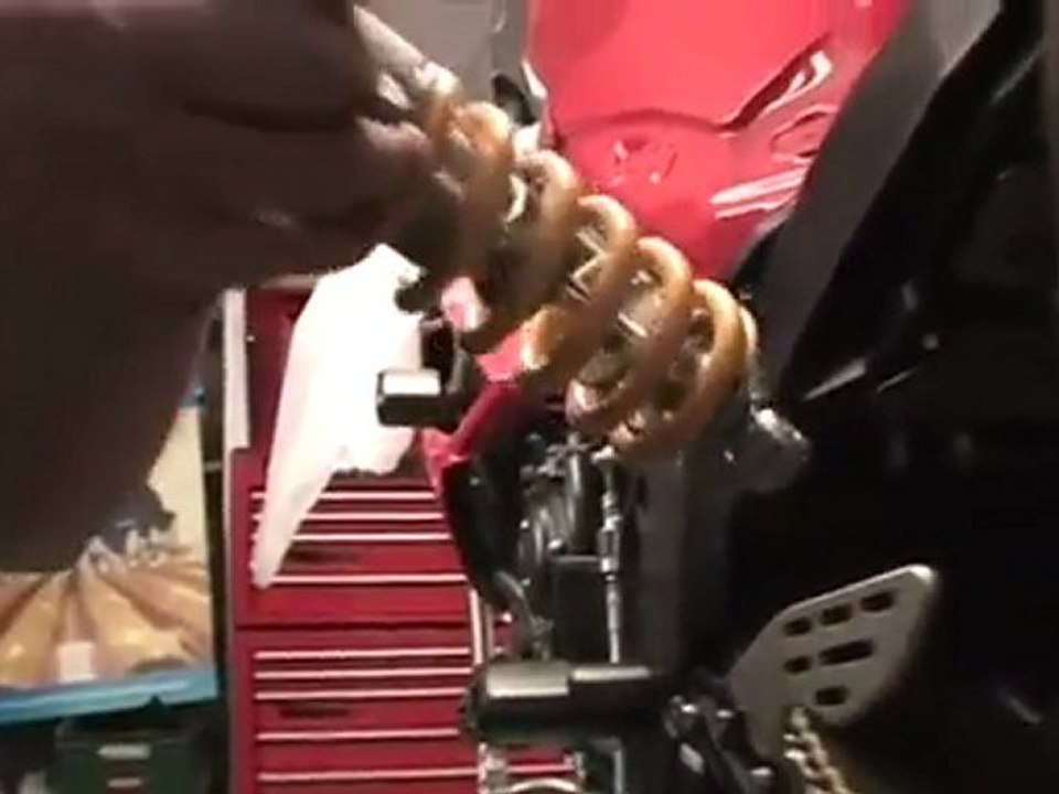 Setting up suspension for the track