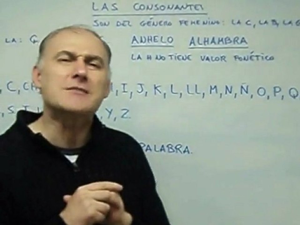 Consoantes em espanhol