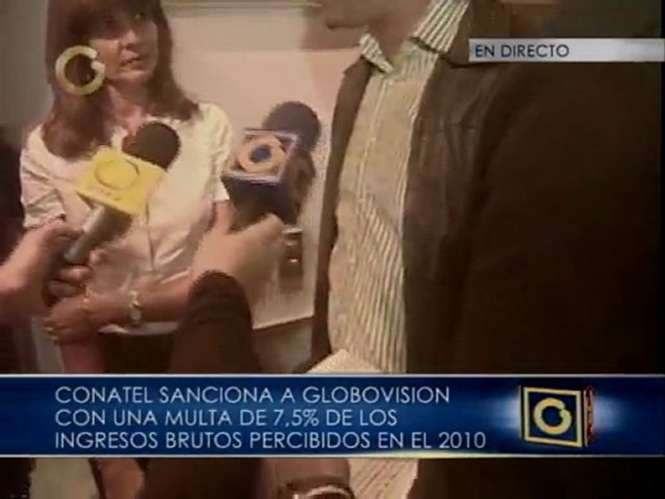 Abogados de Conatel llegan a Globovisión