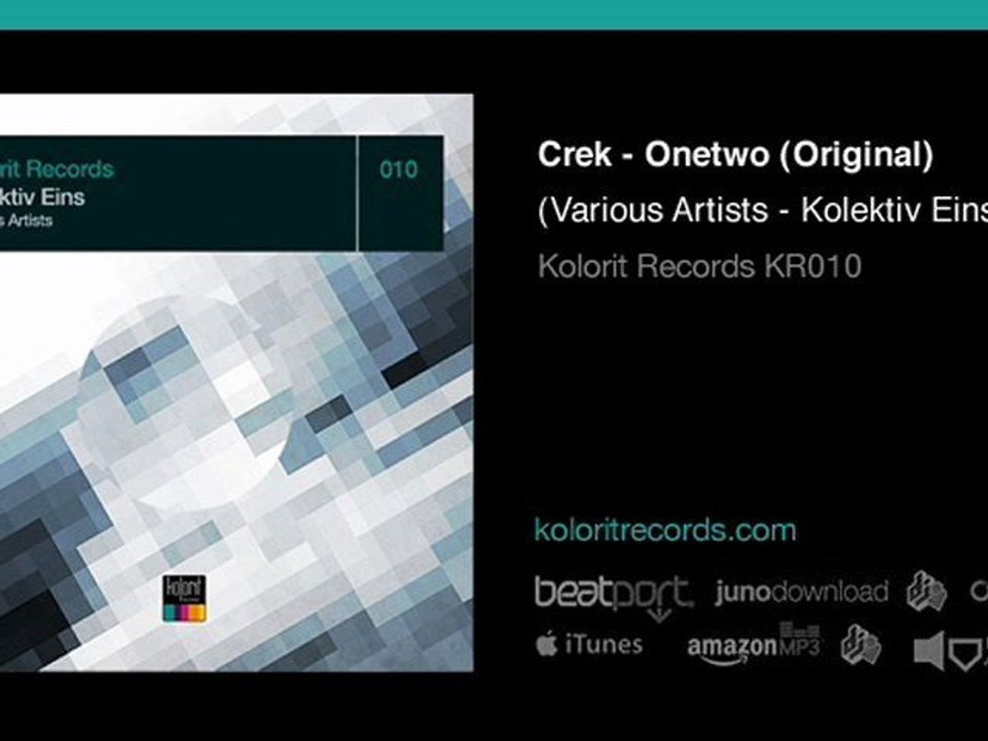 Crek - Onetwo (Kolorit Records 010) OFFICIAL