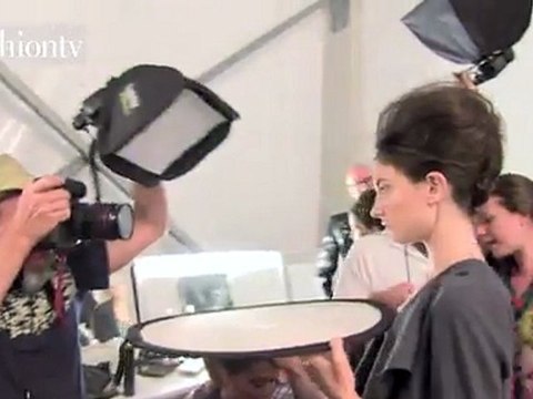 Diane Von Furstenberg Hair & Makeup - Spring 2012 NYFW | FTV