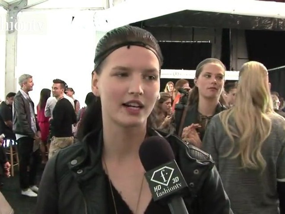 BCBG by Max Azria - Hair & Makeup at Spring 2012 NYFW | FTV