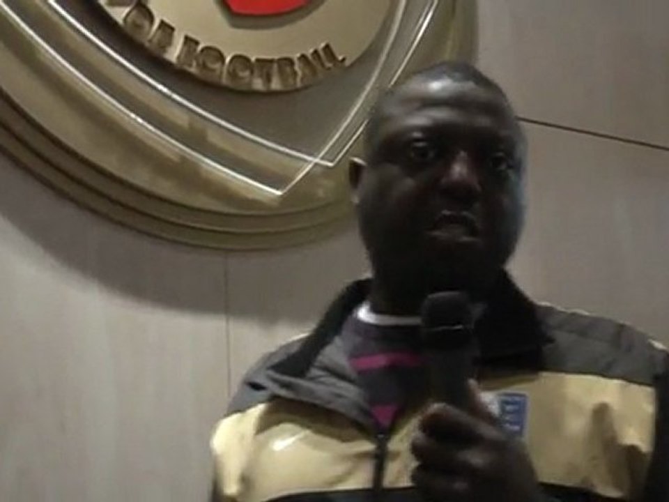 Jean-François Mendy au tirage 6e Tour de la coupe de France