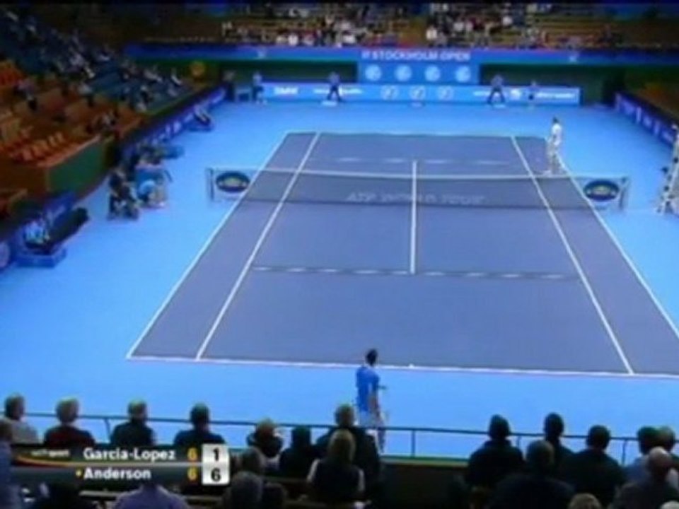 Anderson batte Garcia-Lopez - Stoccolma, 1° turno