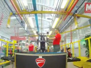 Ducat Diavel production line time lapse