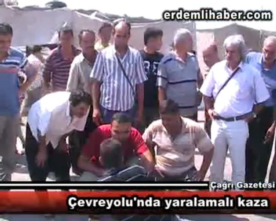 ErdemliHaber TV dddd- Erdemli'de yaralamalı trafik kazası _ Erdemli