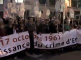 Commémoration des 50 ans du 17 octobre 1961 à Paris
