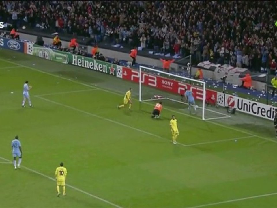 Goals & Highlights Manchester City 2-1 Villarreal - vivagoals.com