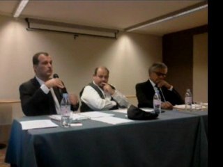 Débat sur la sécurité entre Robert Folcher et Louis Aliot par Nicolas Caudeville