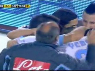 Goal di Lavezzi contro il Cagliari al 94°