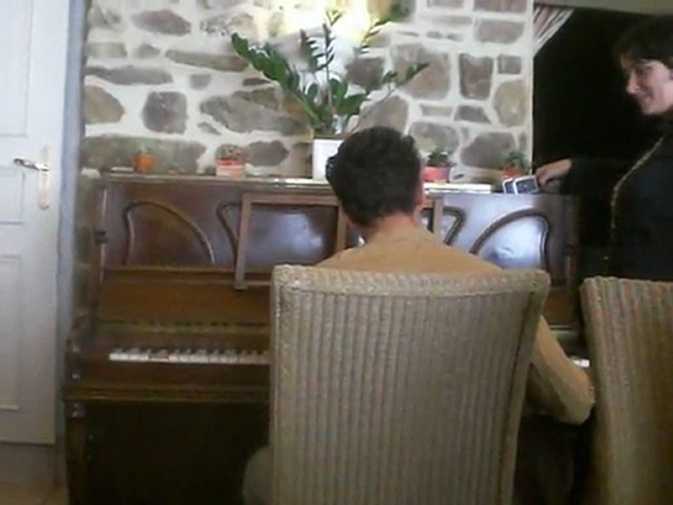 Noe and the cowboy salon piano
