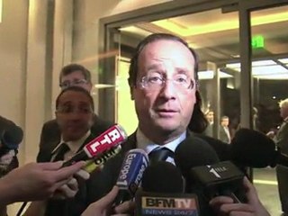 François Hollande à Madrid