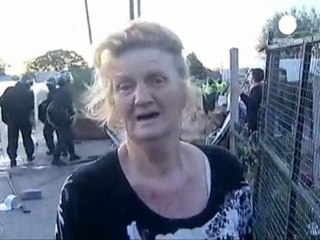 Eviction at Dale Farm travellers site sparks violence