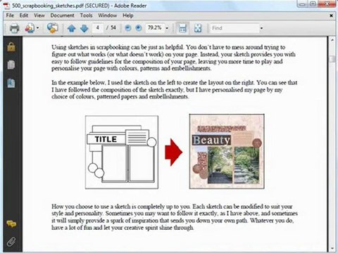 500 Scrapbooking Sketches Review