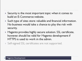 Magento Development, requirements to build an online store - Magento Web Development