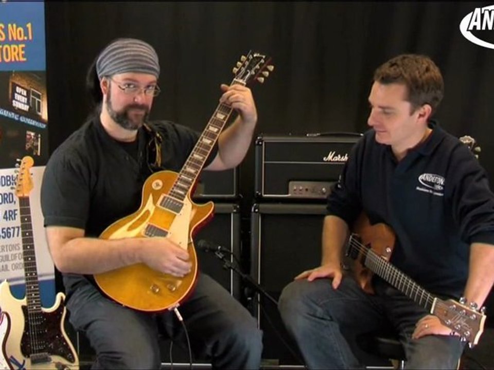 Getting classic rock blues tones from the Marshall YJM100 head