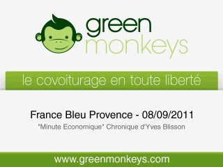 Green Monkeys sur France Bleu Provence