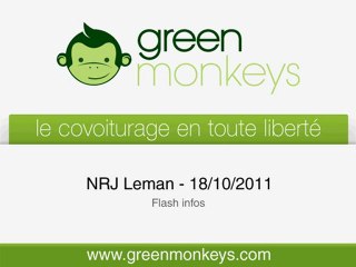 Interview Green Monkeys sur NRJ Leman