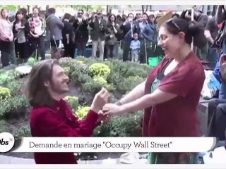 Zapping décalé : un mariage au sein d'"Occupy Wall Street"