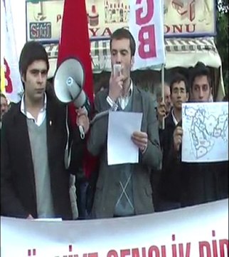 TGB Aydın 26 şehit için basın açıklaması.