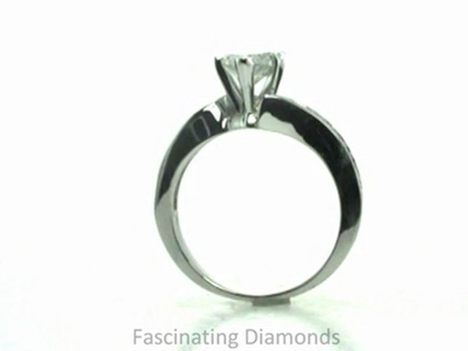 FDENS4028HTR New Heart Shape Diamond Engagement Ring Channel Set Intertwined