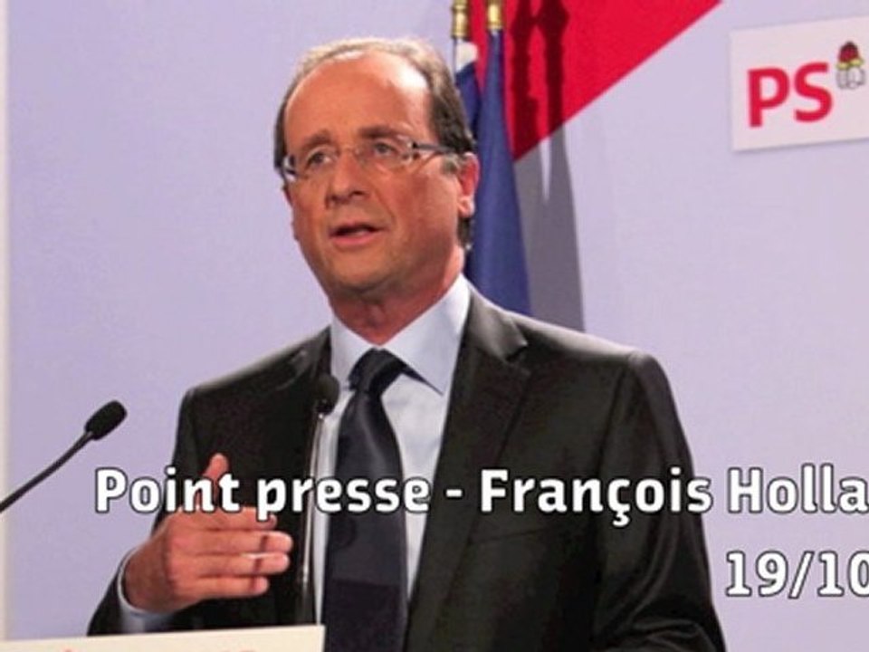 Point presse de François Hollande