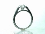 FDENS1425RAR Radiant Cut Diamond Petite Cathedral Engagement Ring